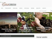 Tablet Screenshot of chilecerezas.cl
